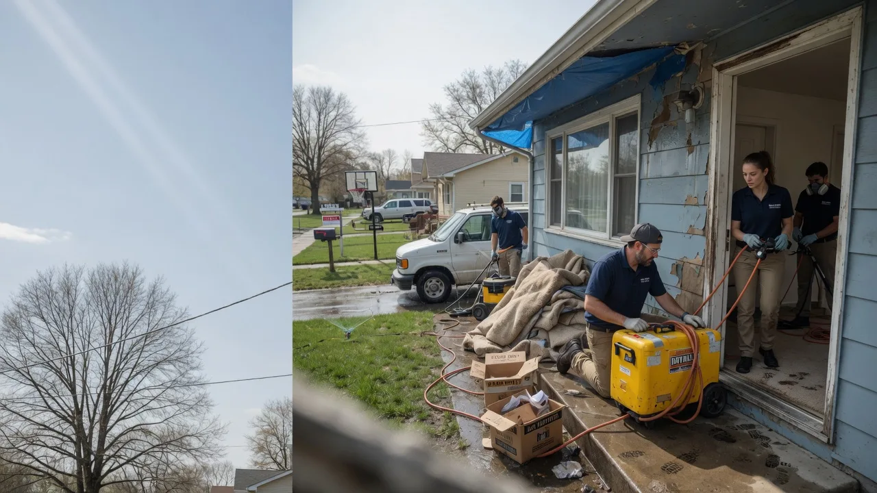 Basement Flood Cleanup in Middleton, ID near me